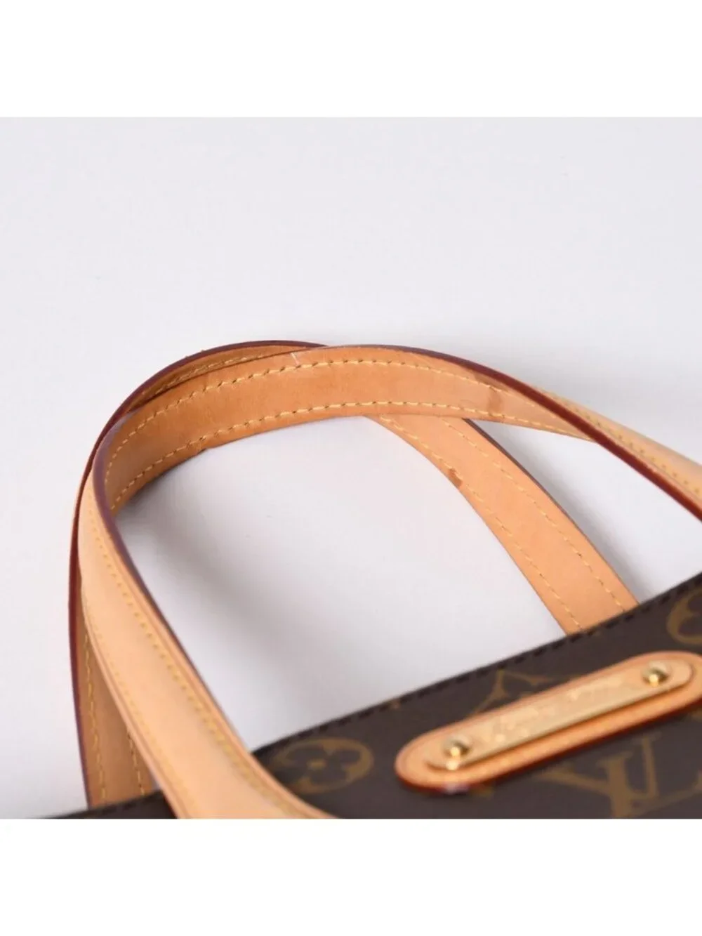 Louis Vuitton Wilshire PM Handbag Monogram Canvas Brown